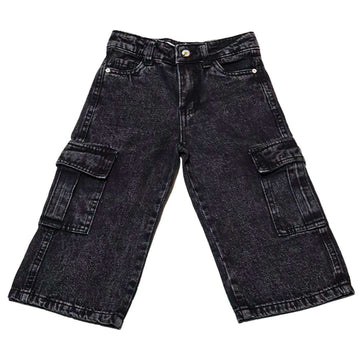 Black Acid Wash Cargo Nawao.com