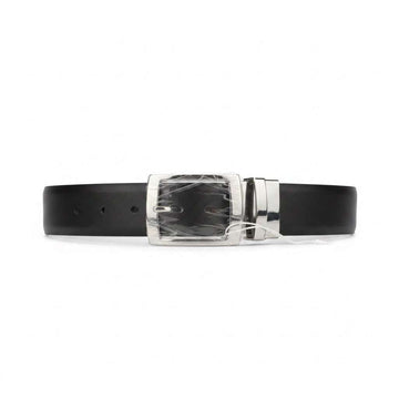 Black And Grey Belt With Twist Buckle Black Nawao.com