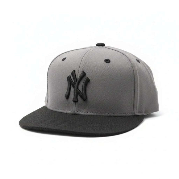 Black And Grey Colour Embellished Cap Nawao.com