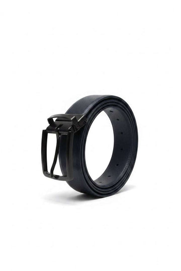 Black And Navy Belt With Twist Buckle Assorted Nawao.com