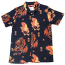 Black Animal Print Aop Shirt Black Nawao.com