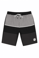 Black Aop Printed Shorts Nawao.com