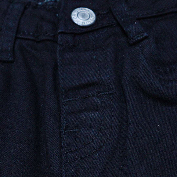 Black Basic Denim Black Nawao.com