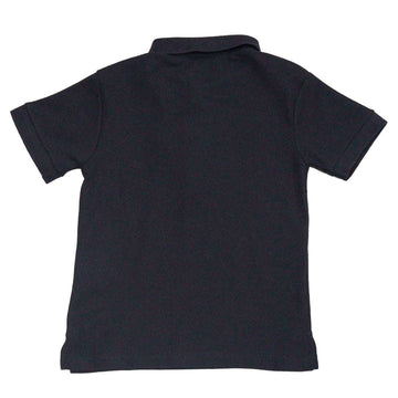 Black Basic Polo Shirt Nawao.com
