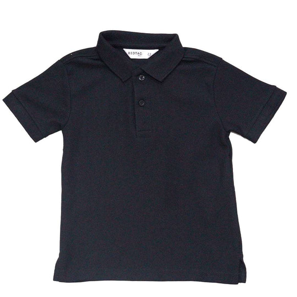 Black Basic Polo Shirt Nawao.com