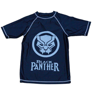 Black Black Panther Rash Guard T Shirt Nawao.com
