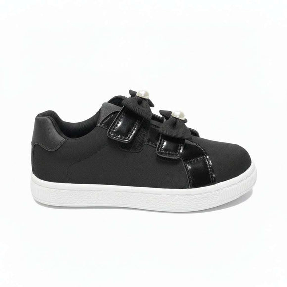 Black Bow Sneaker Black Nawao.com