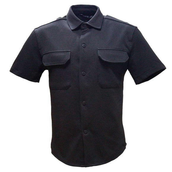 Black Boxy Fit Overshirt Black Xx Nawao.com