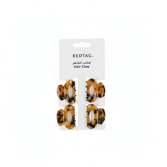 Black Brown Hair Claw 4Pcs Set Nawao.com