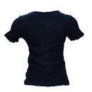BLACK BUTTON DOWN TOP BLACK Nawao.com