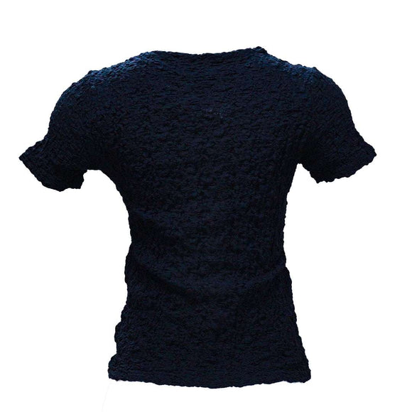 BLACK BUTTON DOWN TOP BLACK Nawao.com