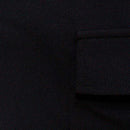 Black Cargo Pocket Flared Hem Twill Pants Nawao.com