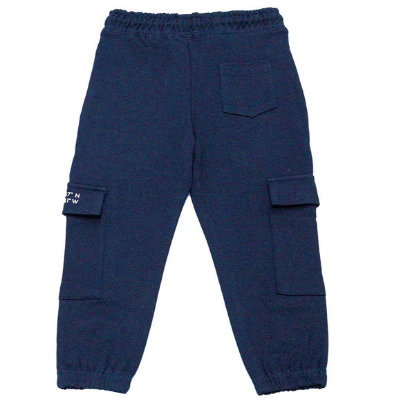 Black Cargo Pocket Jog Pant Black Nawao.com
