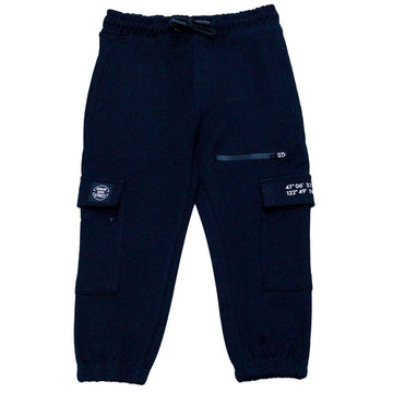Black Cargo Pocket Jog Pant Black Nawao.com