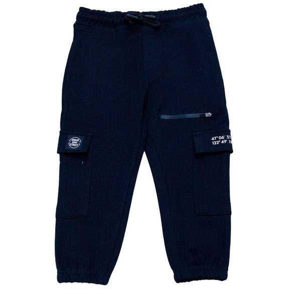 Black Cargo Pocket Jog Pant Black Nawao.com