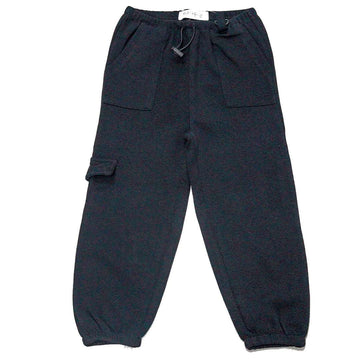 Black Cargo Pocket Track Pant Nawao.com