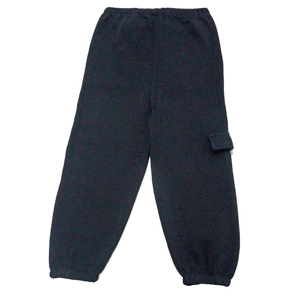 Black Cargo Pocket Track Pant Nawao.com