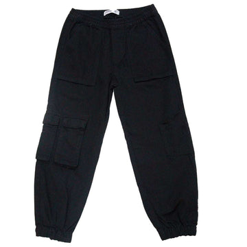 Black Cargo Twill Pocket Black Nawao.com