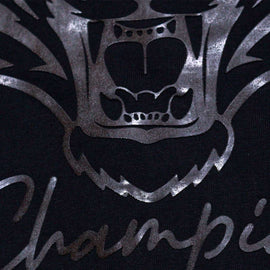 Black Champion Tiger Face Hd Print Nawao.com