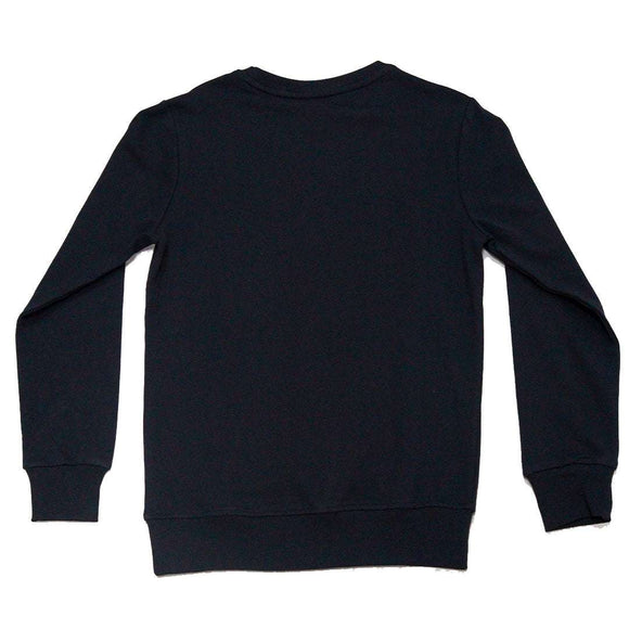 Black Chance The Rules Long Sleeve Graphic Sweat Tee Nawao.com