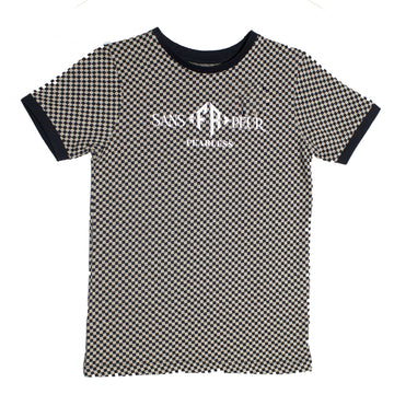 Black Check T-Shirt Nawao.com