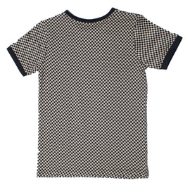 Black Check T-Shirt Nawao.com