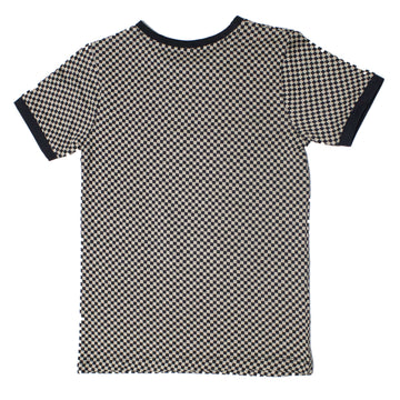 Black Check T-Shirt Nawao.com