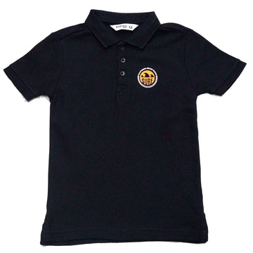 Black Chest Logo Polo Nawao.com