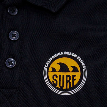 Black Chest Logo Polo Nawao.com