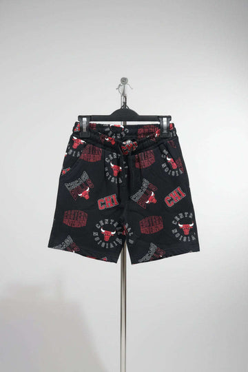 Black Chicago Bulls Aop Shorts Black Nawao.com
