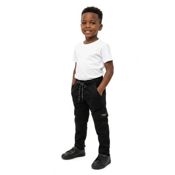 Black Coloured Knitted Denim Pullon Jeans Black Nawao.com