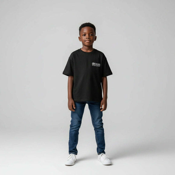 Black Cote D Azur Over Size T Shirt  Black Nawao.com