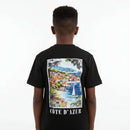 Black Cote D Azur Over Size T Shirt  Black Nawao.com