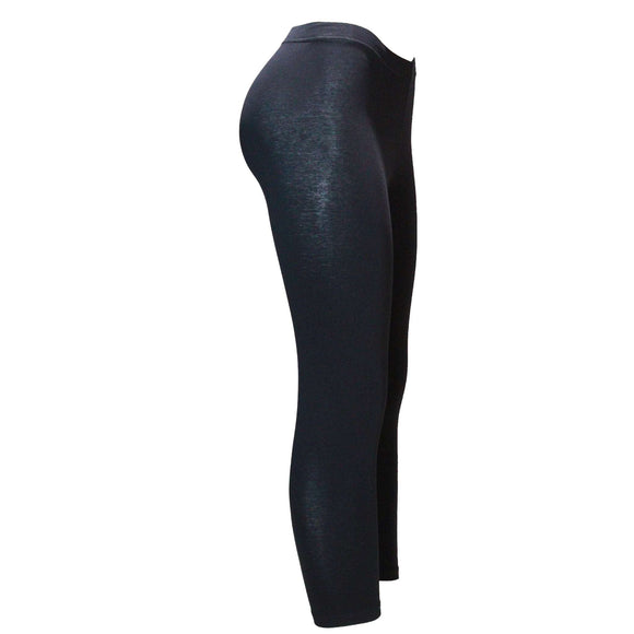 Black Cropped Legging Nawao.com