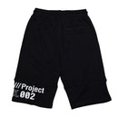 Black Cut And Sew Active Shorts Nawao.com