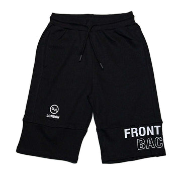 Black Cut And Sew Active Shorts Nawao.com
