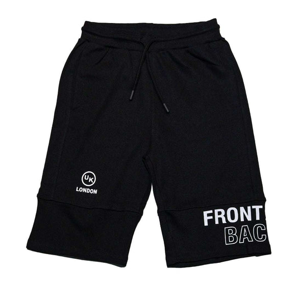 Black Cut And Sew Active Shorts Nawao.com