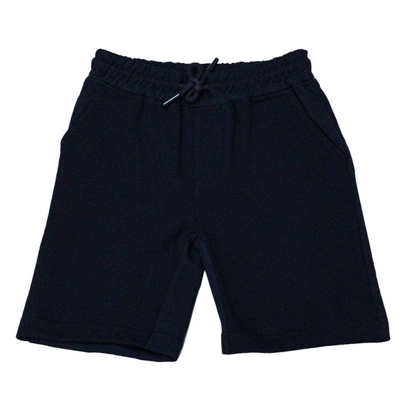 Black Cut N Sew Zip Placket Polo With Shorts Set Black 6 7 Years Nawao.com