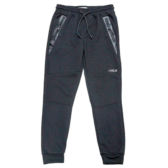 Black Cut Sew Heatseal Active Pants Black Nawao.com