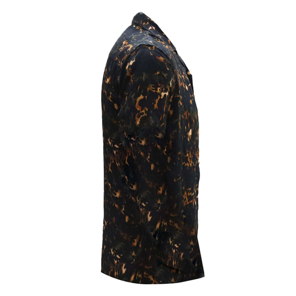 Black Dawn Crepe Shirt Nawao.com