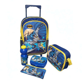 Black Dc Batman 5 In 1 Value Pack  16  Trolley Bag Nawao.com