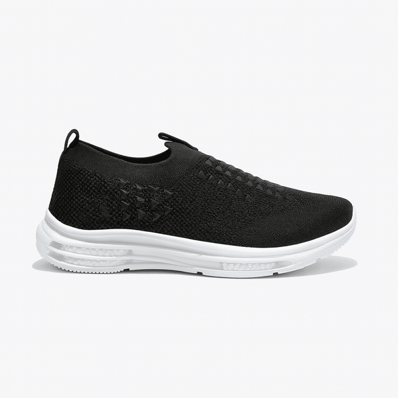 Black Diamante Slip On Nawao.com
