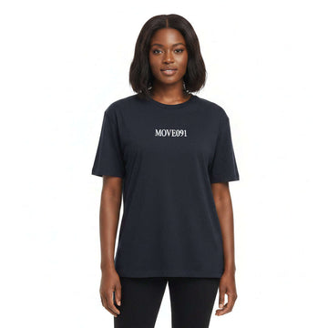 Black Drop Shoulder T Shirt Black Nawao.com