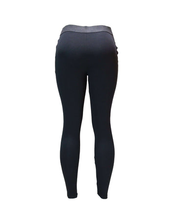Black Elastic Ponte legging Nawao.com