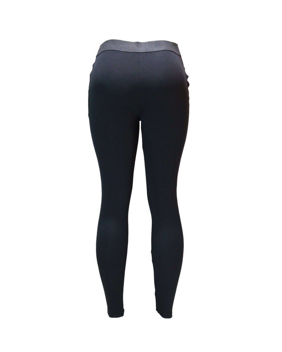 Black Elastic Ponte legging Nawao.com