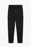 Black Elasticated Waist Legging Black Nawao.com