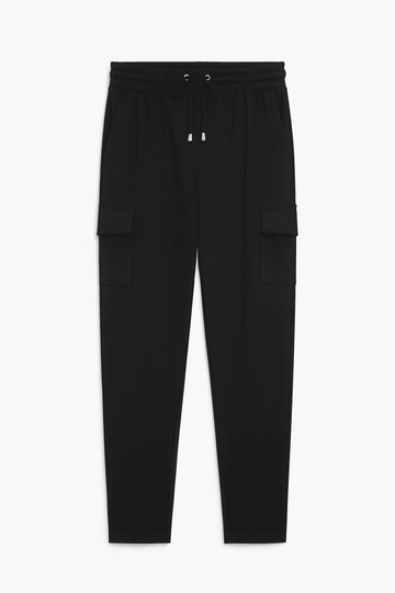 Black Elasticated Waist Legging Black Nawao.com