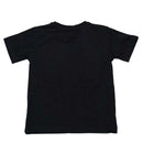Black Emboosed Short Sleeve T Shirt Nawao.com