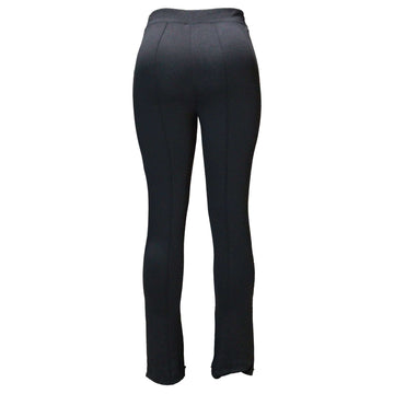 Black Fit And Flare Trousers Nawao.com