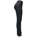Black Fit And Flare Trousers Nawao.com